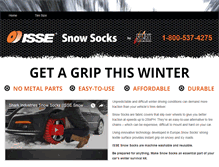Tablet Screenshot of getsnowsocks.com